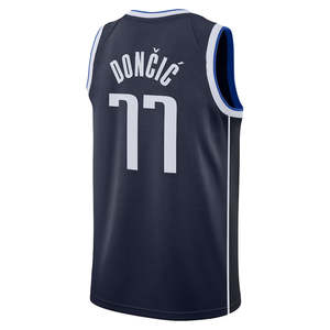 Haute qualité <span class=keywords><strong>Dallas</strong></span> # Maillot de basket-ball Luka <span class=keywords><strong>Doncic</strong></span> 77 - Vêtements de sport brodés pour hommes, vêtements d'équipe Mavericks - Product Image 3