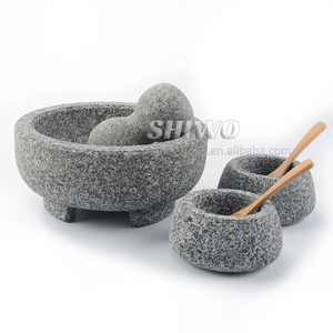 Molinillo de granito <span class=keywords><strong>Molcajete</strong></span> para <span class=keywords><strong>guacamole</strong></span> Hierbas Pesto Sala Especias - Product Image 1
