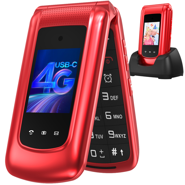 Small Button Phones Wholesale Flip Low Price China Mobile Phone Feature Phone with Big Torch