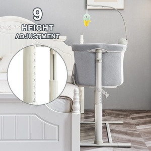 Fabricante al por mayor camas de bebé para recién nacido con colchón cuna de bebé 9 cuna de niños de altura ajustable - Product Image 3