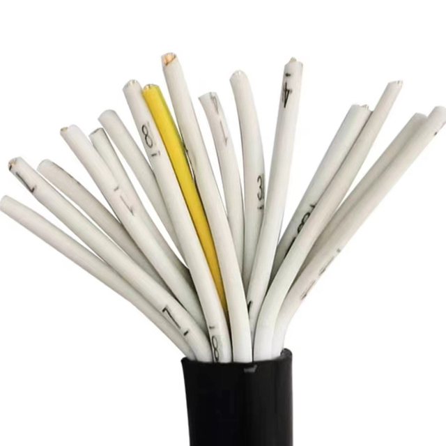 High Quality AS/NZS H07-V-U-N Flexible RVV Electric Cable with 2/3/4/5 Cores Copper Pins and PVC Insulation for Industrial Use