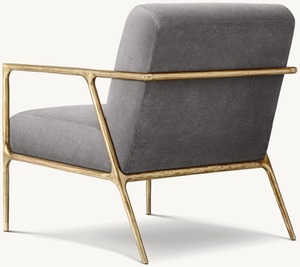 Ensemble de canapés modernes et luxueux pour salon, style INS, mobilier d'intérieur, canapé forgé en acier inoxydable massif et martelé à la main - Product Image 4