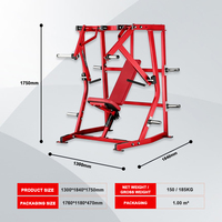 Machine de musculation professionnelle Hammer Style Decline Chest Press à charge par plaques en acier robuste