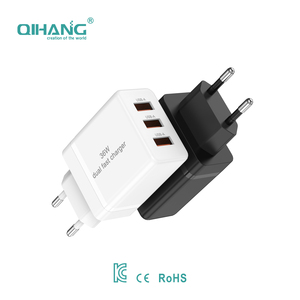 Chargeur rapide double port 36W avec double transformateur, certifié CB CE RoHS, charge rapide PD, chargeur mural avec prise EU - Product Image 2