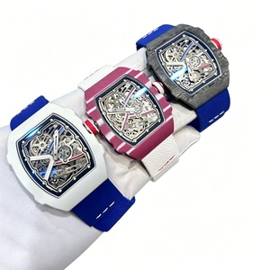 นาฬิกาข้อมือผู้ชาย RM67-02 คาร์บอนไฟเบอร์, กระจกแซฟไฟร์ 7.8 มม., นาฬิกาสปอร์ตธุรกิจผู้ชาย ขายส่ง - Product Image 2