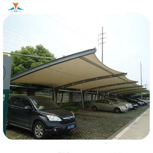 Auto Parking Schaduw Trek Stof Structuur Luifels Carport Treksterkte Membraan Structuur - Product Image 2