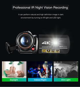 Winait Máy Quay Video Kỹ Thuật Số Tầm Nhìn Ban Đêm 4K Với Màn Hình Cảm Ứng 3.0 ''Mini Dv - Product Image 6