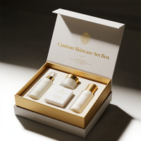 Boîte magnétique personnalisée pour parfum avec emballage de luxe en boîte cadeau noire