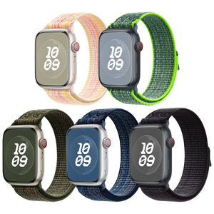 Nueva Correa Deportiva de Nailon para Reloj <span class=keywords><strong>Apple</strong></span> <span class=keywords><strong>Watch</strong></span> Series 10/9/8/<span class=keywords><strong>7</strong></span>, Banda de 46mm 49mm 45mm 44mm, Brazalete Ultra - Product Image 2