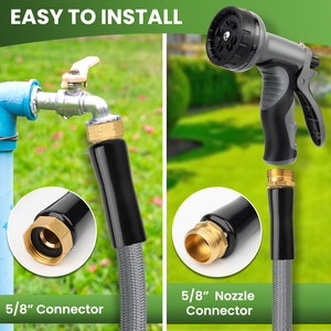 Không mở rộng 100ft linh hoạt vườn <span class=keywords><strong>Hose</strong></span> với 10 chức năng <span class=keywords><strong>Hose</strong></span> vòi phun nước <span class=keywords><strong>Hose</strong></span> rửa xe - Product Image 3