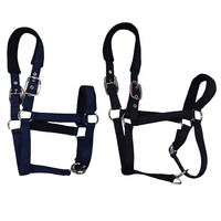 Horshi Muserolle de sécurité pour cheval, ajustable, rembourrée en polaire, en nylon, pour l'équitation