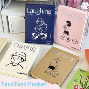 Mini A7 Pocket Notebooks Thermal Binding Small Business Planner Student Blank Journal Hard Cover Notebook School Supplies - Product Image 2