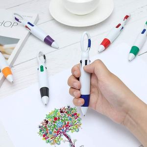 Custom Branded 4-in-1 Multi-color <b>Pen</b> With Hook Novelty Shuttle <b>Pen</b> for Automotive Marketing Promotional Gifts Wholesale - Product Image 6