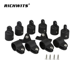 Zhibo Matériel d'ombrage combiné à trois volets avec base en forme de montagne, en métal, nylon et plastique noir, pour usage marin - Product Image 3