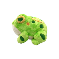 Jouet en peluche grenouille sur le thème de la nature, fait sur mesure. Les détails/logo peuvent être modifiés. Convient pour les cadeaux/souvenirs pour enfants