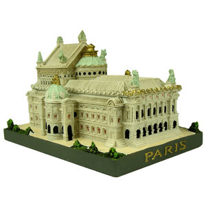 Sculpture 3D personnalisée modèle célèbre Anime château église pont Firenze <span class=keywords><strong>Monument</strong></span> Statue Opéra <span class=keywords><strong>de</strong></span> Paris résine Figurine tourisme Souvenir - Product Image 2