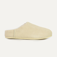 Mules Fluffies Personnalisées en Daim de Vache avec Doublure en Peau de Mouton et Fourrure pour Femmes