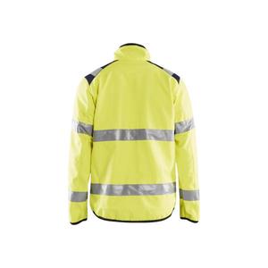 BLAKLADER - 487725163389XXL <b>Hi</b>-<b>Vis</b> <b>Softshell</b> <b>jacket</b> Yellow/Navy blue - EAN 7330509514160 <b>HI</b>-<b>VIS</b> WORKWEAR - Product Image 2