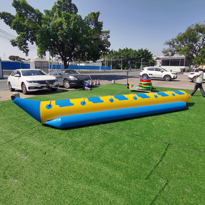 Bateau banane <span class=keywords><strong>gonflable</strong></span> pour <span class=keywords><strong>6</strong></span> <span class=keywords><strong>personnes</strong></span> pouvant remorquer un tube de bateau banane, sports nautiques - Product Image 5
