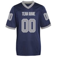 Logo personnalisé 100% Maillot uniforme de football américain en polyester Chemises de sport respirantes à séchage rapide avec technique de sublimation