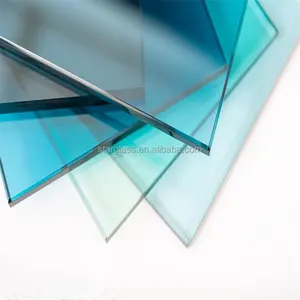 زجاج مخفف آمن صناعة صينية زجاج مسطح شفاف 6 مم 8 مم 10 مم 12 مم زجاج مخفف مستدير