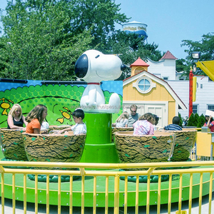 Manèges à tasses de café rotatifs colorés avec logo personnalisé pour centre commercial, parc d'attractions, aire de jeux - Product Image 5
