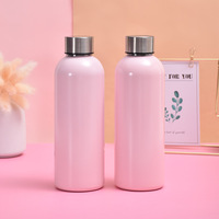 Bouteille d'eau personnalisée en acier inoxydable 304 à simple paroi, forme cola, gobelet sportif, OEM ODM, emballage avec logo