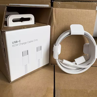 Qualité originale Vente en gros de câble PD de type C de type C 1M 60W Chargement super rapide adapté à l'iPhone