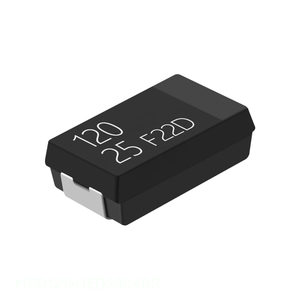 Condensateur d'origine MPD28 120UF25V 7.3*4.3*2.8MM ESR MPD121M1ED28040R - Product Image 1