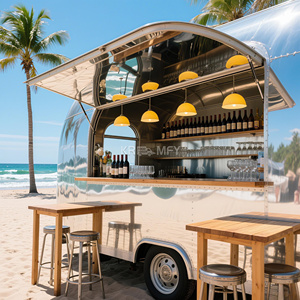 Camion de kebab mobile 2025, chariot, bar, restaurant, cuisine portable sur roues, camion de crème glacée, barbecue, camion de nourriture, remorque - Product Image 6
