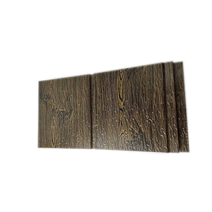 Pannello in rilievo in metallo Anti-invecchiamento con venature del legno per edifici di supporto in legno Anti-corrosione - Product Image 2