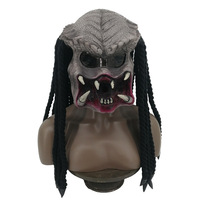 Masque en latex Alien vs Predator pour Halloween transfrontalier, casque effrayant de Predator pour fête et jeu de rôle