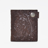 Grosir Fashion Hip Hop Bifold Pria Sepeda Motor Biker Dompet untuk Pria
