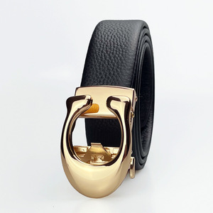 Nhà Máy Tự Động Khóa Vàng Bạc G Thời Trang Chính Hãng Da Sang Trọng Thương Hiệu Người Đàn Ông Nổi Tiếng Thiết Kế Thắt Lưng - Product Image 5