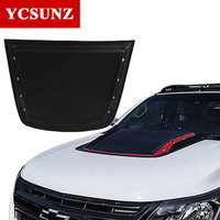 YCSUNZ Becquet de capot ABS noir mat avec écrou pour Pickup Holden Colorado 2012 2014 2016 2017 2018 Accessoires 4x4