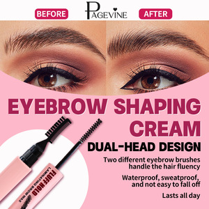 Gel coiffant pour <span class=keywords><strong>sourcils</strong></span> végétalien à double tête, au design unique de tête de brosse, enrichi en minéraux, effet sculptant et fixateur, crème de modelage pour <span class=keywords><strong>sourcils</strong></span> - Product Image 2