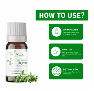 10ml <b>Dropper</b> <b>Bottles</b> | THYME EXTRACT DROPS |Thymus vulgaris | Respiratory support, antimicrobial, immunity - Product Image 2