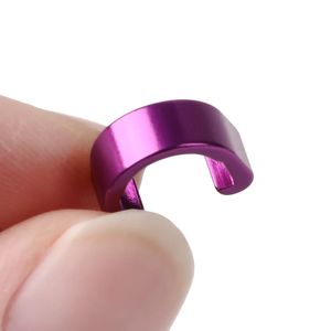 Câble de frein de vélo/boîtier de ligne de dérailleur en alliage d'aluminium fermoirs à boucle en forme de C - Product Image 5