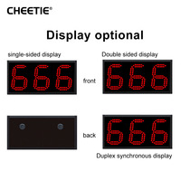 Chronomètre de compétition de tir à l'arc LED grand format, LED multicolores, alliage d'aluminium, télécommande IR sans fil, buzzer électronique puissant pour le tir