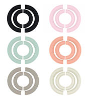XLAN Ensemble de fitness pour la maison avec barre d'haltères personnalisable avec logo, haltères en silicone, anneaux de musculation, tapis de yoga, ballon de yoga et accessoires de Pilates