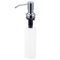 Distributeur de liquide vaisselle manuel en acier inoxydable intégré, 1L, pour cuisine (vente en gros)