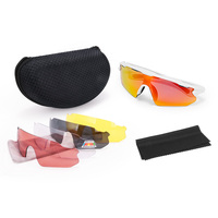 Haute qualité professionnel adulte compétition course course cyclisme lunettes sans fuite Anti-buée Protection UV bleu blanc or