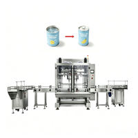 Machine automatique de remplissage et de bouchage pour bouteilles et pots en verre, idéale pour jus, liquides, et boissons.