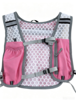 Gilet de Course Léger en Nylon pour Randonnée Cyclisme avec Bouteille d'Eau, Sac de Rangement et Support Téléphone, Gilet d'Hydratation pour Sports de Plein Air