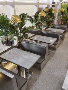 Quán Cà Phê hiện đại quán rượu nội thất đồ nội thất quán cà phê Bàn ghế phòng chờ thiết kế nhà hàng Pizza trang trí - Product Image 2