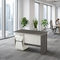 Bureaux informatiques modernes en bois pour cadres et PDG, avec tiroirs, ensemble de mobilier simple, personnalisation usine, vente en gros