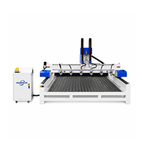 Máquina de Tallado CNC 3D de Múltiples Husillos Jinan Mosencnc, Husillo de 5.5KW, Mesa de Trabajo de 1250x2500mm, Garantía de 2 Años, Hecho en China
