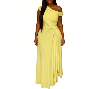 B1201ME34 Envío Rápido Conjunto de Dos Piezas para Mujer Africana, Vestido de Oficina Elegante con Estampado de Puntos, Talla Grande - Product Image 3