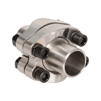 Raccord à souder bout à bout en acier inoxydable 316 SAE avec tête à bride 3000 psi certifié ISO9001 Marque Roke pour applications pétrolières et gazières