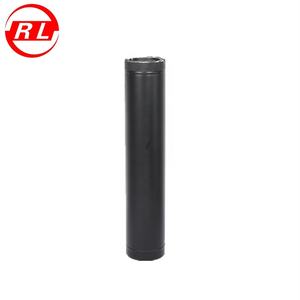 <span class=keywords><strong>Coude</strong></span> de <span class=keywords><strong>cheminée</strong></span> à double paroi en acier inoxydable noir à <span class=keywords><strong>45</strong></span> degrés - Product Image 5